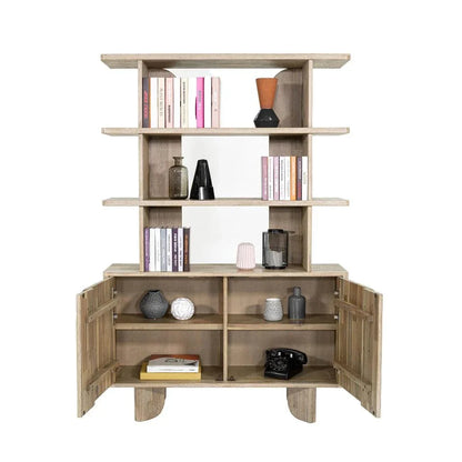 Haru Modern Looked Wooden Etagere-Etageres-LH Imports-LOOMLAN