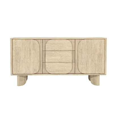 Haru Wooden 5 Center Drawer Sideboard - LOOMLAN - LH Imports - Sideboards