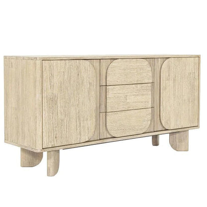 Haru Wooden 5 Center Drawer Sideboard - LOOMLAN - LH Imports - Sideboards