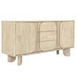 Haru Wooden 5 Center Drawer Sideboard - LOOMLAN - LH Imports - Sideboards