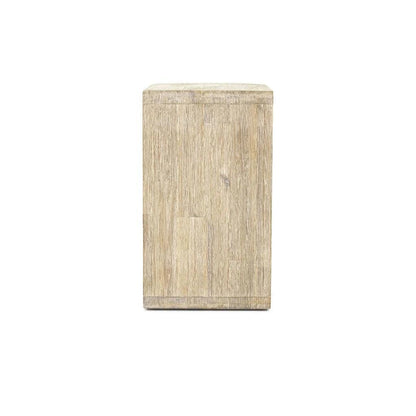 Haru Wooden C - Shaped Stylish Side Table - LOOMLAN - LH Imports - Side Tables