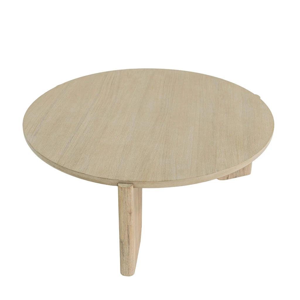 Haru Wooden Round Coffee Table - LOOMLAN - LH Imports - Coffee Tables