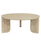 Haru Wooden Round Coffee Table - LOOMLAN - LH Imports - Coffee Tables