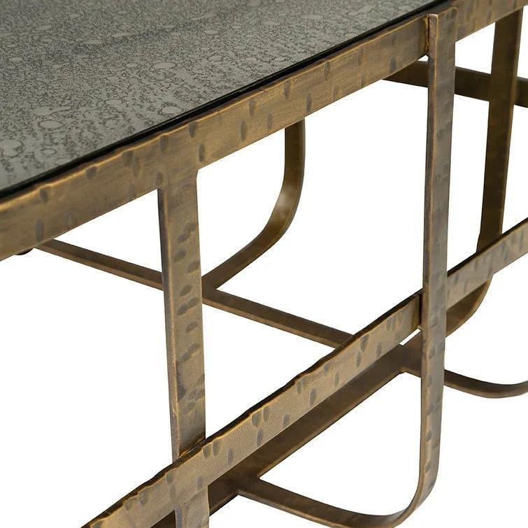 Harvest Marble Topped Square Coffee Table - LOOMLAN - Furniture Classics - Coffee Tables