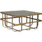 Harvest Marble Topped Square Coffee Table - LOOMLAN - Furniture Classics - Coffee Tables