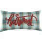 Harvest Teal Lumbar Pillow With Insert - LOOMLAN - LOOMLAN - Throw Pillows