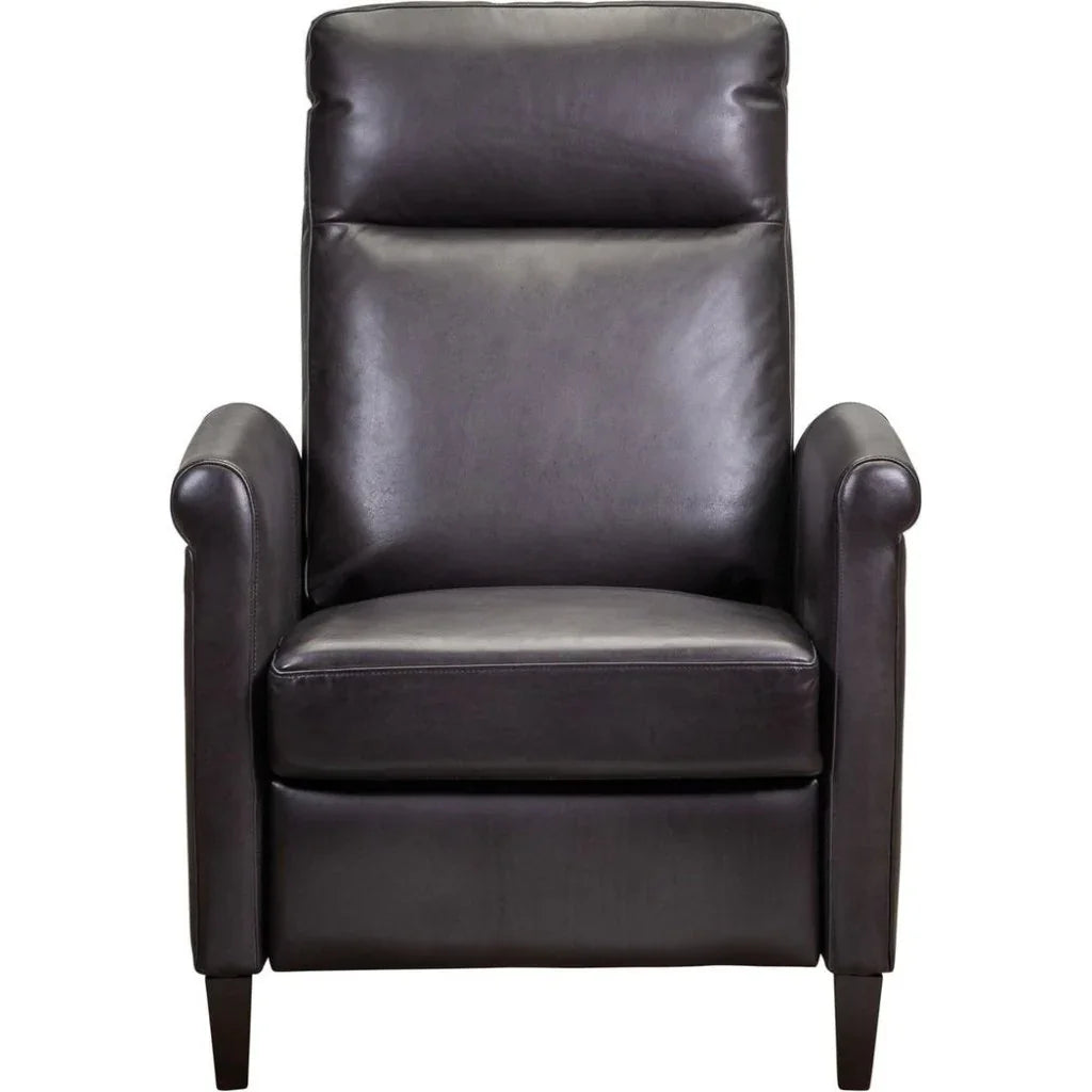Haskell Leather Made Usb Power Recliner - LOOMLAN - Olivia + Quinn - Club Chairs