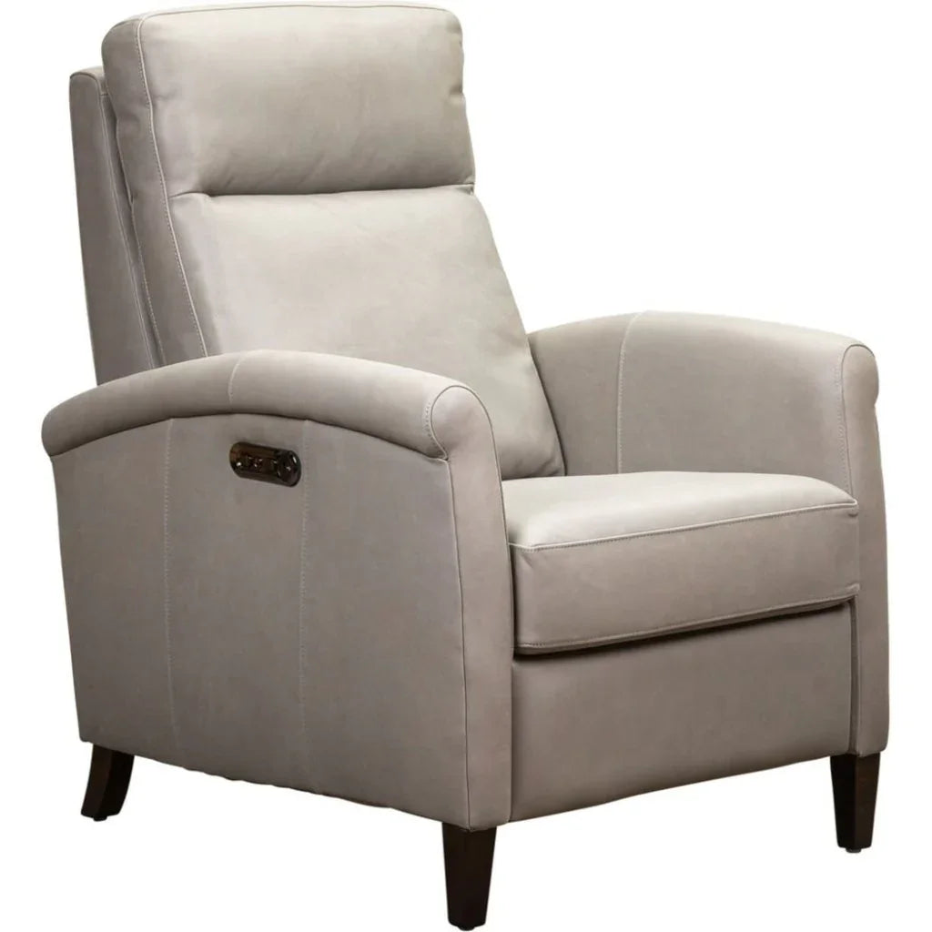 Haskell Leather Made Usb Power Recliner - LOOMLAN - Olivia + Quinn - Club Chairs