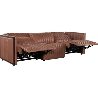 Havana Asteria Harness Leather Sofa - LOOMLAN - Olivia + Quinn - Sofas & Loveseats