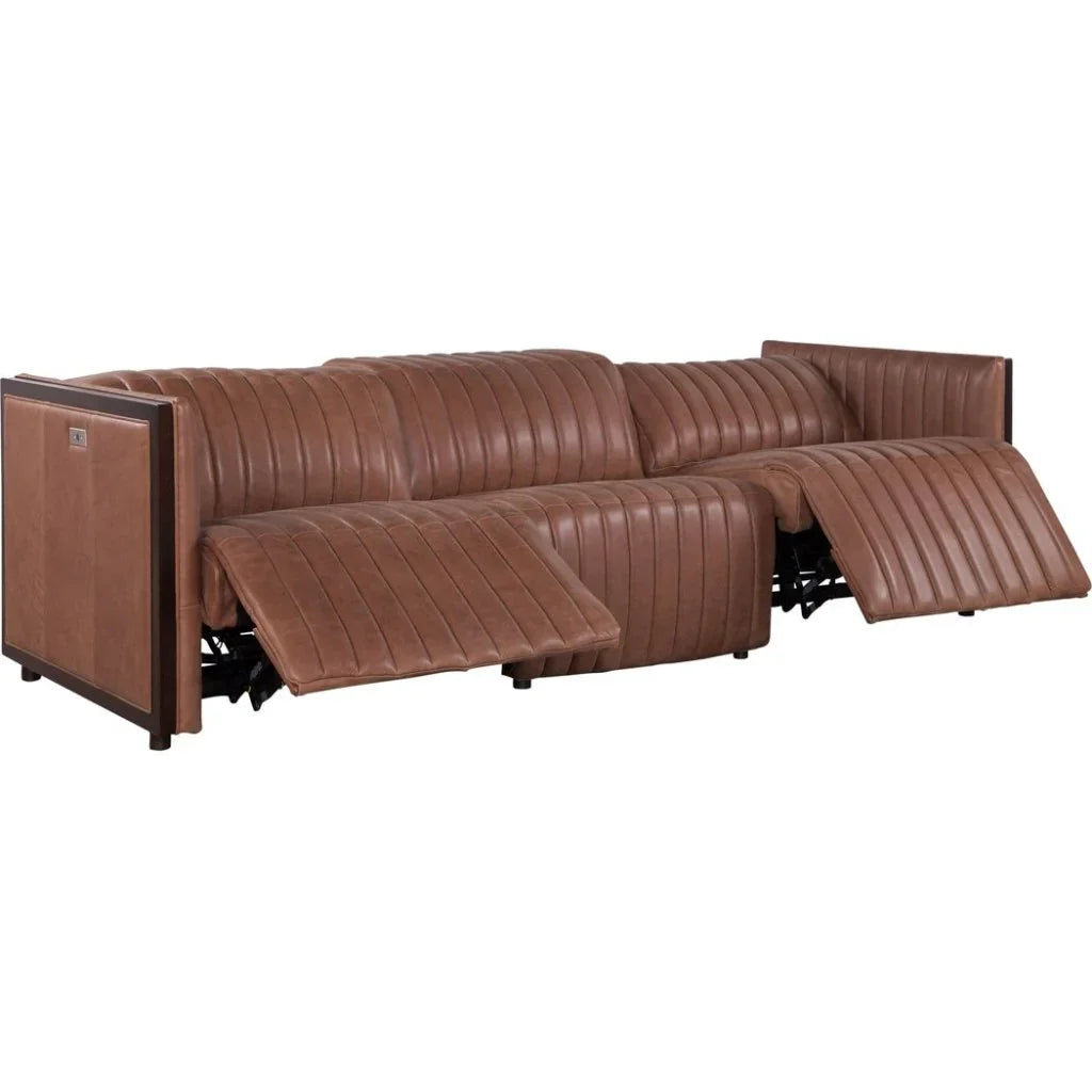 Havana Asteria Harness Leather Sofa - LOOMLAN - Olivia + Quinn - Sofas & Loveseats