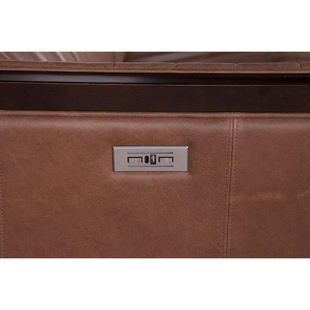 Havana Asteria Harness Leather Sofa - LOOMLAN - Olivia + Quinn - Sofas & Loveseats