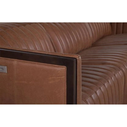 Havana Asteria Harness Leather Sofa - LOOMLAN - Olivia + Quinn - Sofas & Loveseats