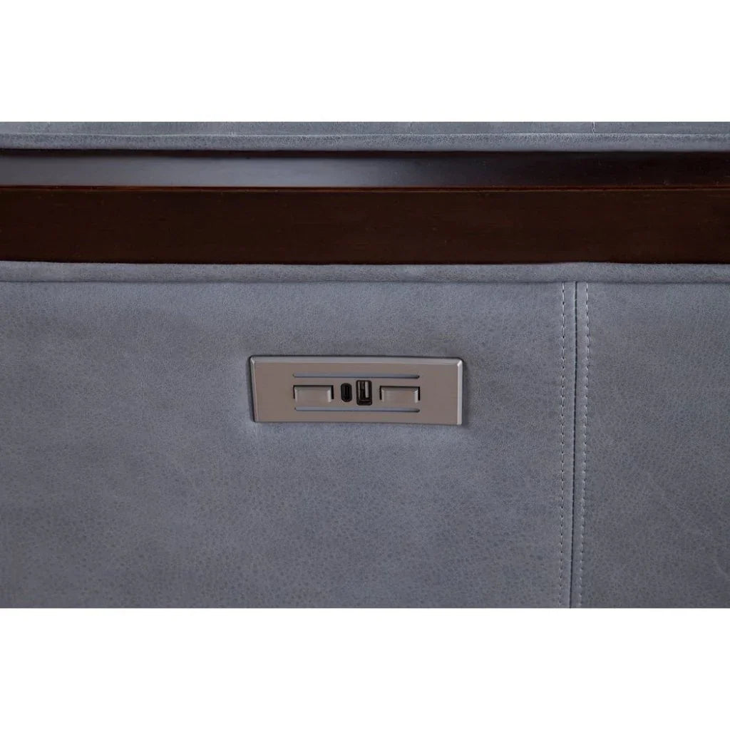 Havana Leather Usb Power Ports Chair - LOOMLAN - Olivia + Quinn - Club Chairs