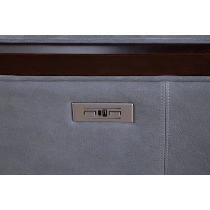 Havana Leather Usb Power Ports Chair - LOOMLAN - Olivia + Quinn - Club Chairs