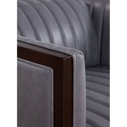 Havana Leather Usb Power Ports Chair - LOOMLAN - Olivia + Quinn - Club Chairs