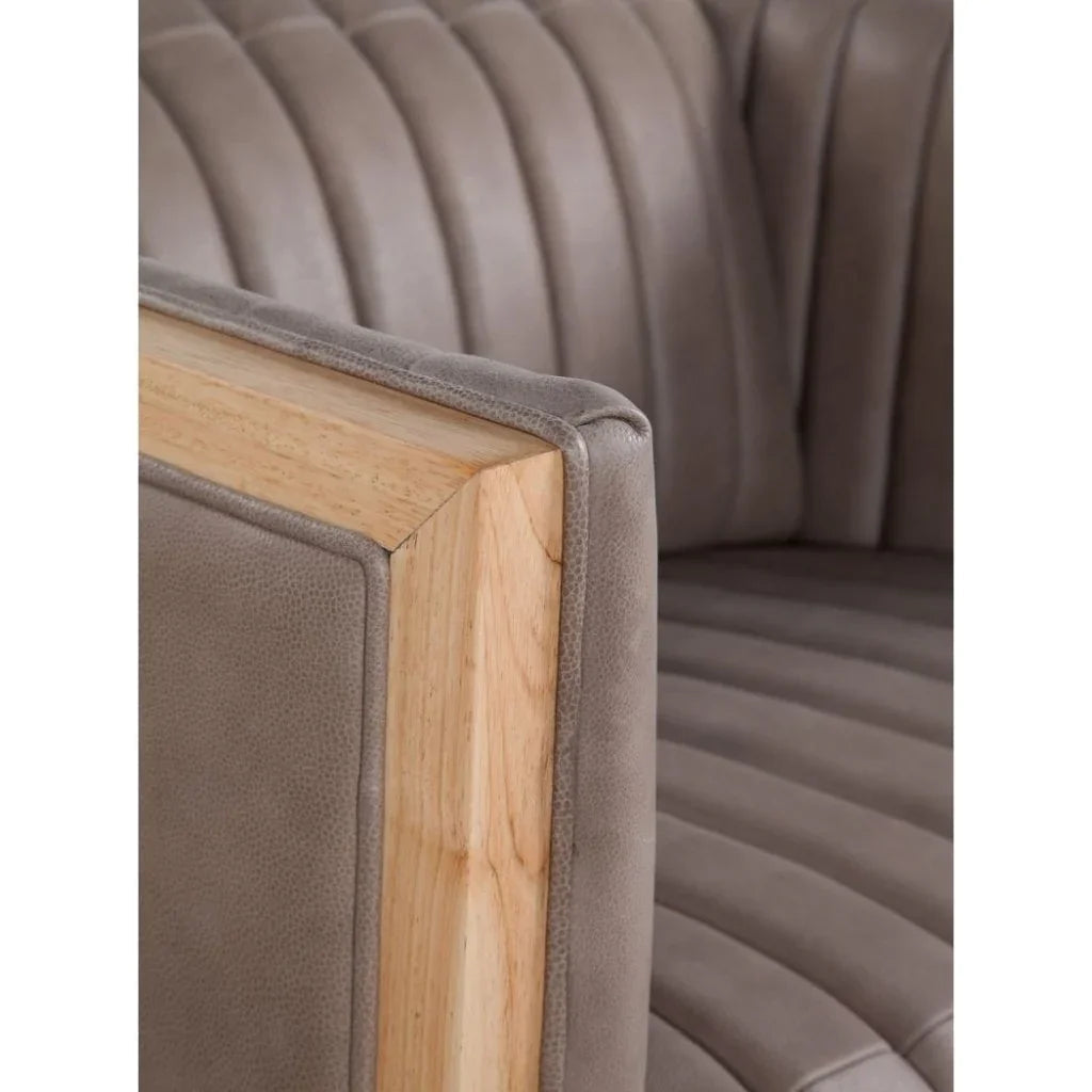 Havana Leather Usb Power Ports Chair - LOOMLAN - Olivia + Quinn - Club Chairs