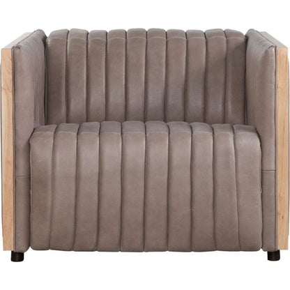 Havana Leather Usb Power Ports Chair - LOOMLAN - Olivia + Quinn - Club Chairs