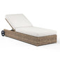 Havana Sunbrella Adjustable Outdoor Chaise-Outdoor Chaises-Sunset West-Canvas Flax-LOOMLAN