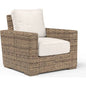 Havana Sunbrella Outdoor Club Chair-Outdoor Accent Chairs-Sunset West-Canvas Natural-LOOMLAN