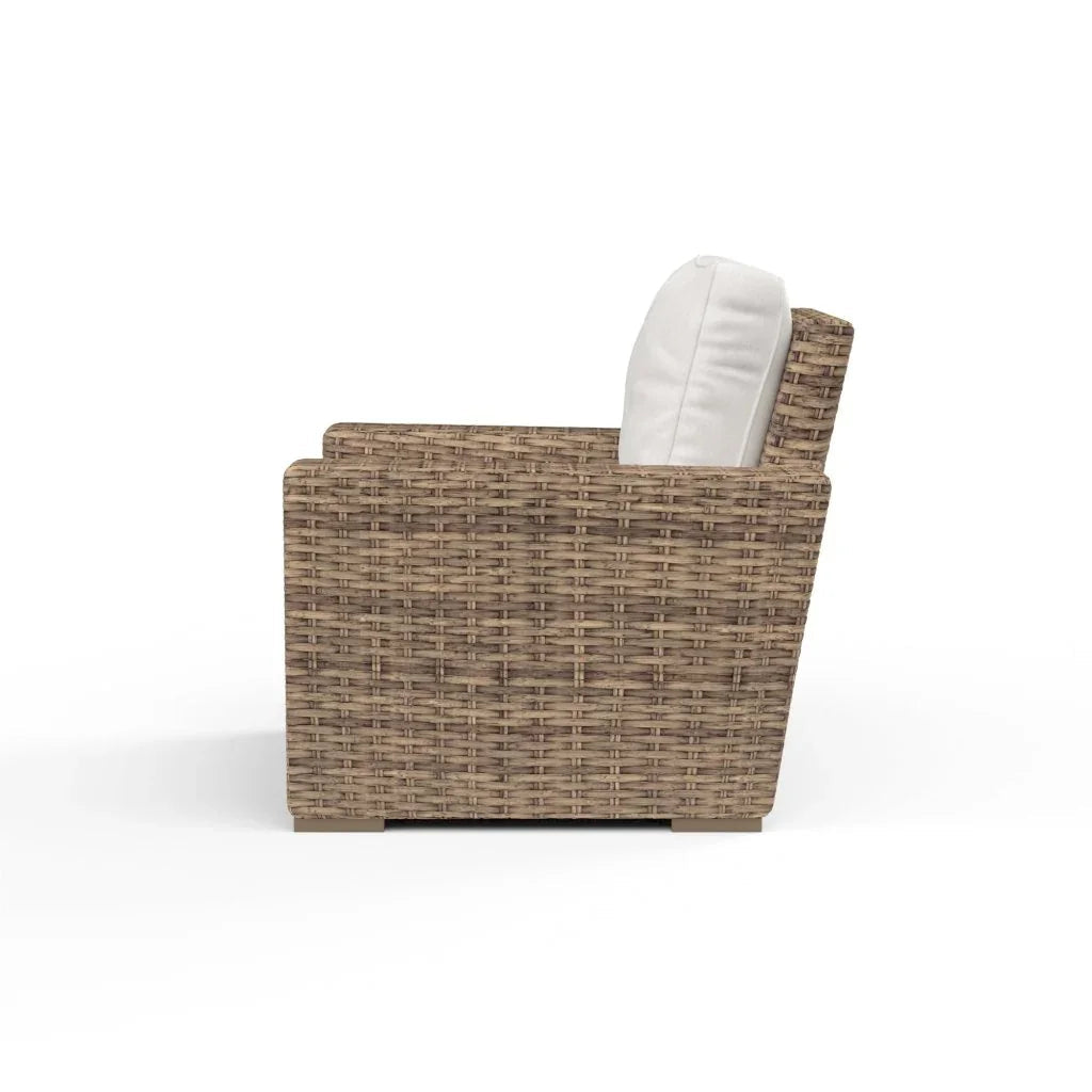 Havana Sunbrella Outdoor Club Chair-Outdoor Accent Chairs-Sunset West-LOOMLAN