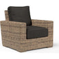 Havana Sunbrella Outdoor Club Chair-Outdoor Accent Chairs-Sunset West-Spectrum Carbon-LOOMLAN