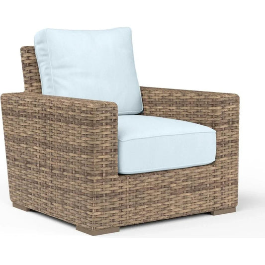 Havana Sunbrella Outdoor Club Chair-Outdoor Accent Chairs-Sunset West-Canvas Skyline-LOOMLAN