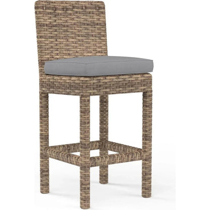 Havana Sunbrella Outdoor Counter Stool-Outdoor Counter Stools-Sunset West-Canvas Granite-LOOMLAN