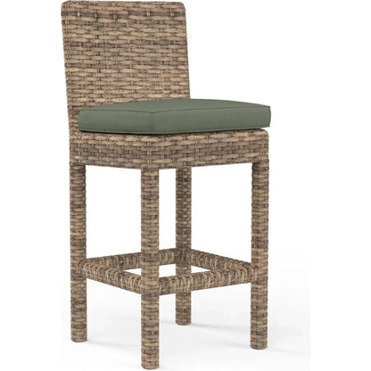 Havana Sunbrella Outdoor Counter Stool-Outdoor Counter Stools-Sunset West-Cast Sage-LOOMLAN