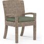 Havana Sunbrella Outdoor Dining Armchair 2PC-Outdoor Dining Chairs-Sunset West-Cast Sage-LOOMLAN