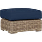 Havana Sunbrella Outdoor Ottoman-Outdoor Ottomans-Sunset West-Spectrum Indigo-LOOMLAN