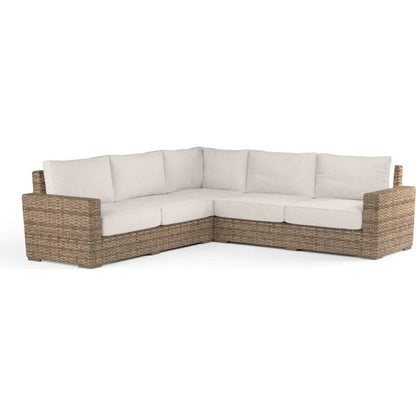 Havana Sunbrella Outdoor Sectional Sofa - LOOMLAN - Sunset West - Outdoor Sofas & Loveseats