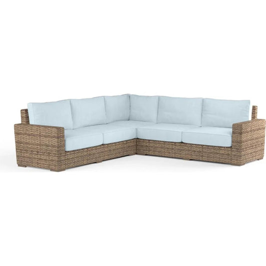 Havana Sunbrella Outdoor Sectional Sofa - LOOMLAN - Sunset West - Outdoor Sofas & Loveseats