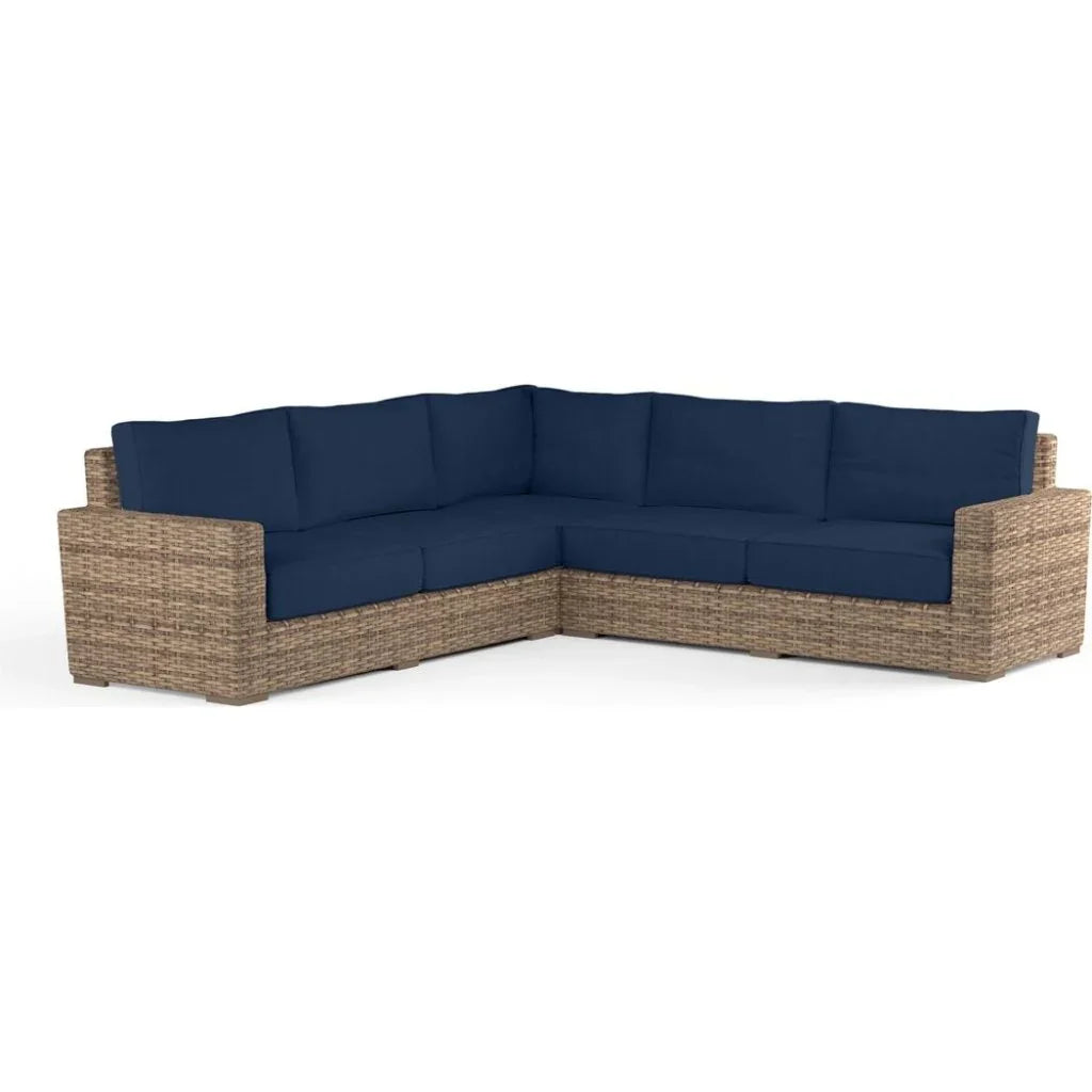 Havana Sunbrella Outdoor Sectional Sofa - LOOMLAN - Sunset West - Outdoor Sofas & Loveseats