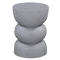 Haven Grey Round Wooden Accent Table - LOOMLAN - Bassett Mirror - Side Tables