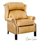 Haven Leather Power Push Button Recliner