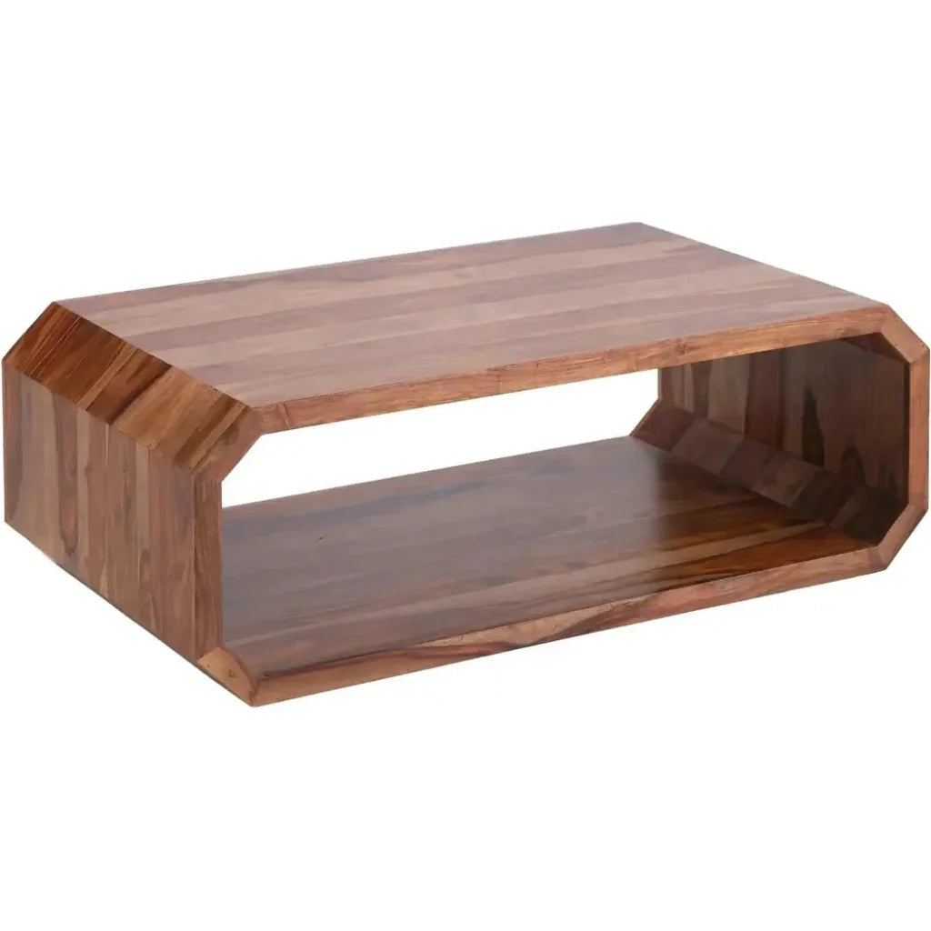 Doxon Natural Rectangular Coffee Table - LOOMLAN - LOOMLAN - Coffee Tables