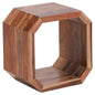 Doxon Natural Wooden Square Side Table - LOOMLAN - LOOMLAN - Side Tables