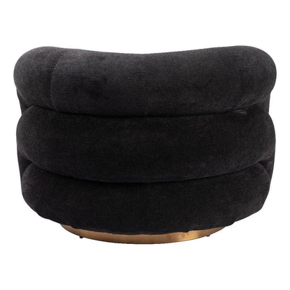 Havn Black Accent Arm Chair - LOOMLAN - Zuo Modern - Club Chairs