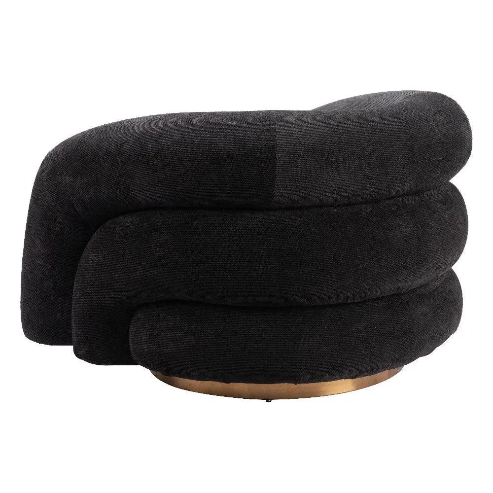 Havn Black Accent Arm Chair - LOOMLAN - Zuo Modern - Club Chairs