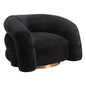 Havn Black Accent Arm Chair - LOOMLAN - Zuo Modern - Club Chairs