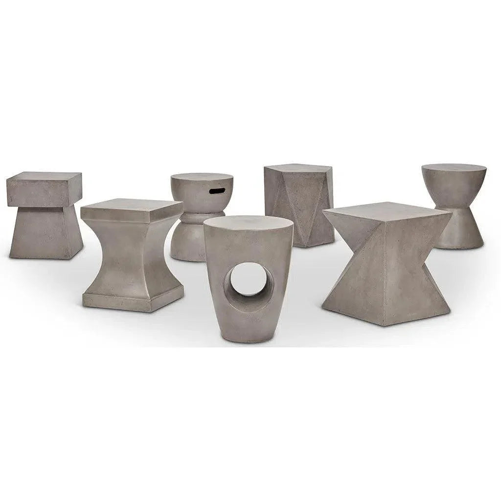 Hayden Fiber Reinforced Concrete Side Table - LOOMLAN - Urbia - Outdoor Side Tables