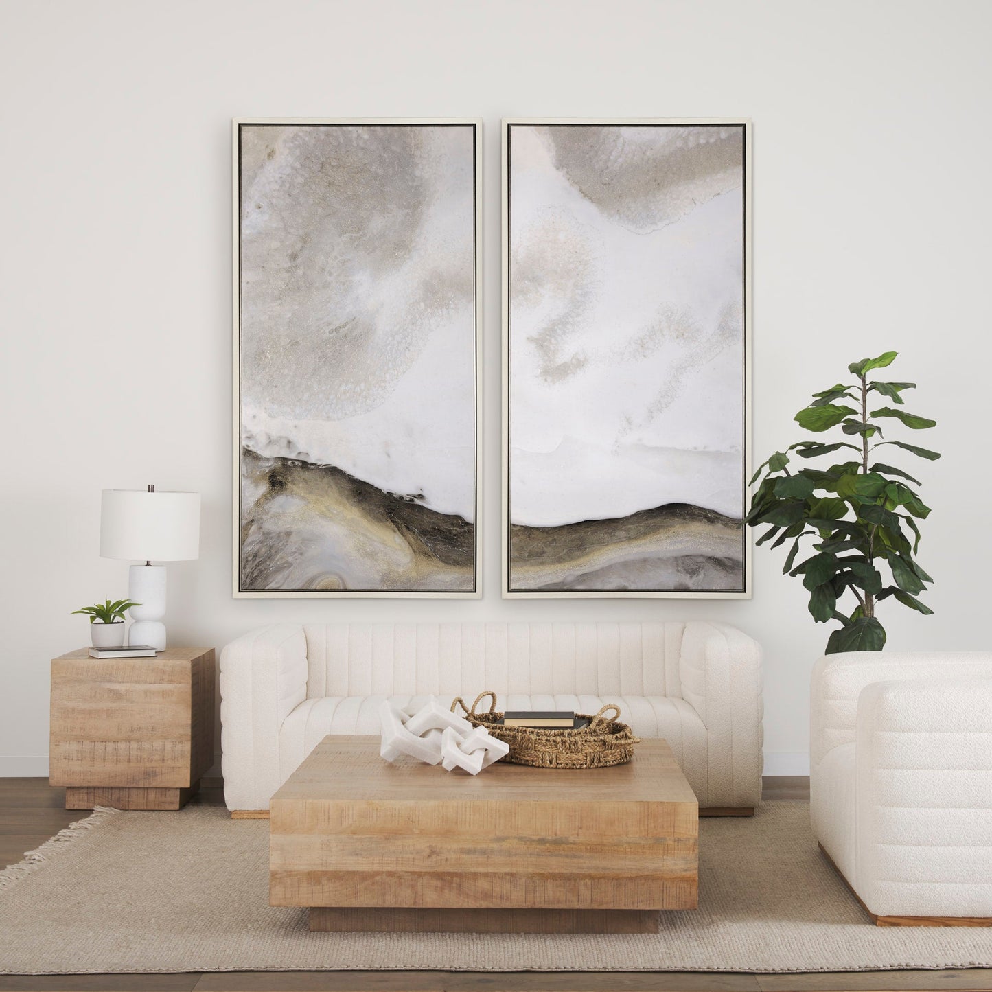 Hayden Wooden Square Side Table