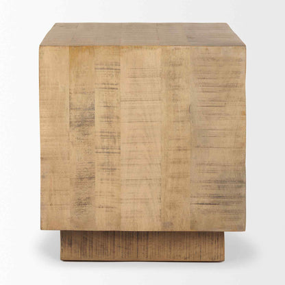 Hayden Wooden Square Side Table