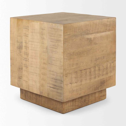 Hayden Wooden Square Side Table