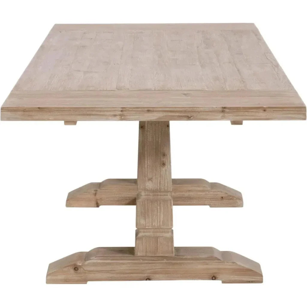 Hayes Reclaimed Wood Extendable Dining Table-Dining Tables-Essentials For Living-LOOMLAN