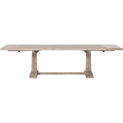 Hayes Reclaimed Wood Extendable Dining Table-Dining Tables-Essentials For Living-LOOMLAN