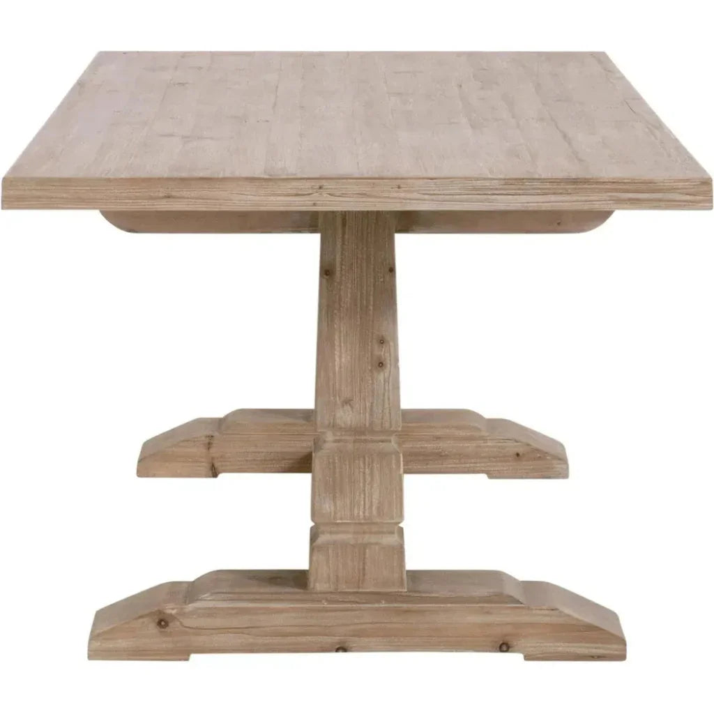 Hayes Reclaimed Wood Extendable Dining Table-Dining Tables-Essentials For Living-LOOMLAN