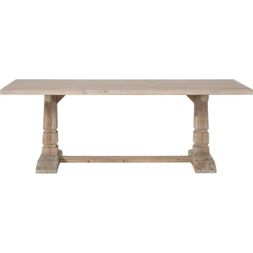 Hayes Reclaimed Wood Extendable Dining Table-Dining Tables-Essentials For Living-LOOMLAN