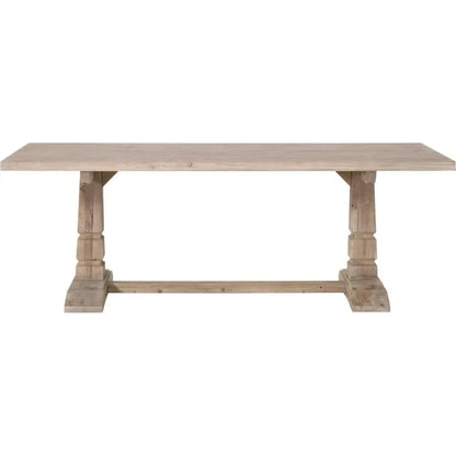 Hayes Reclaimed Wood Extendable Dining Table-Dining Tables-Essentials For Living-LOOMLAN