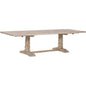 Hayes Reclaimed Wood Extendable Dining Table-Dining Tables-Essentials For Living-LOOMLAN